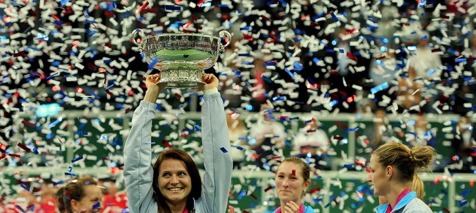 2015. Předposlední triumf ve Fed Cupu, Češky vyhrály nad Ruskami.