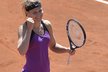 Česká tenistka Lucie Šafářová na turnaji v Praze