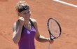 Česká tenistka Lucie Šafářová na turnaji v Praze
