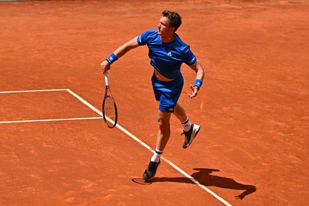 Jiří Lehečka na turnaji v Madridu Jiří Lehečka na turnaji v Madridu