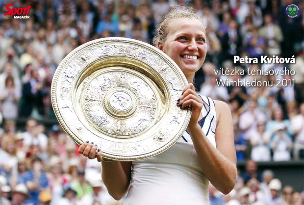 Dárek Sport magazínu: plakát wimbledonské vítězky Petry Kvitové Dárek Sport magazínu: plakát wimbledonské vítězky Petry Kvitové
