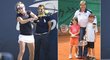 Elizabeth Mandlik hraje juniorku na US Open a sní o tom, že by mohla být jako máma Hana Mandlíková (na archivním snímku s dcerou i synem Markem)