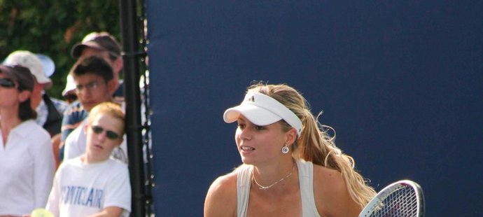 Na US Open 2009 oslnila Maria Kirilenková elegantním úborem