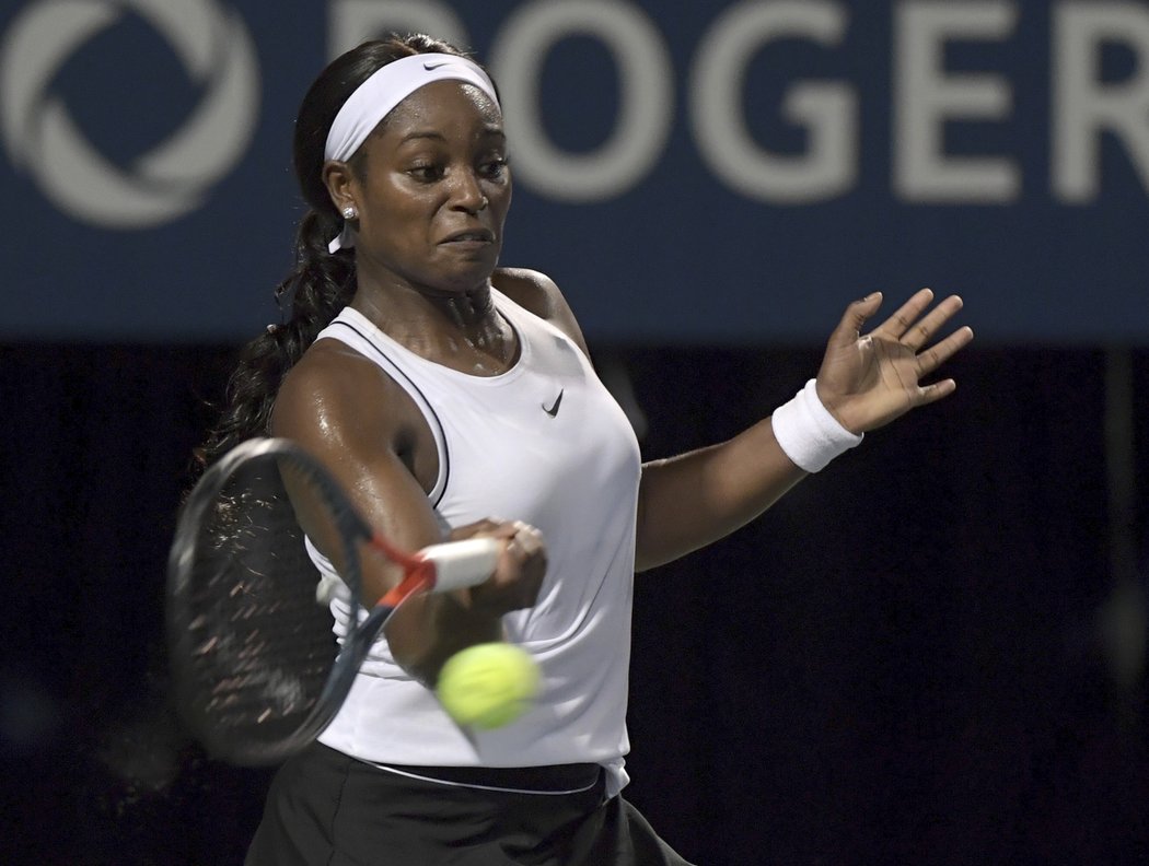 Osmá hráčka světa a vítězka předloňského US Open Američanka Sloane Stephensová se nestačila divit.