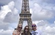 Markéta Vondroušová s maminkou a s tatínkem v Paříži při Roland Garros 2018