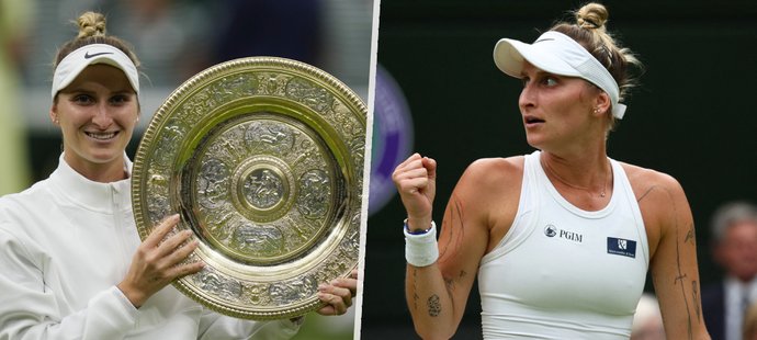 Česká tenistka Markéta Vondroušová si domů přiveze pouze repliku trofeje Venus Rosewater