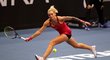 Česká tenistka Tereza Martincová během utkání na turnaji v Ostravě