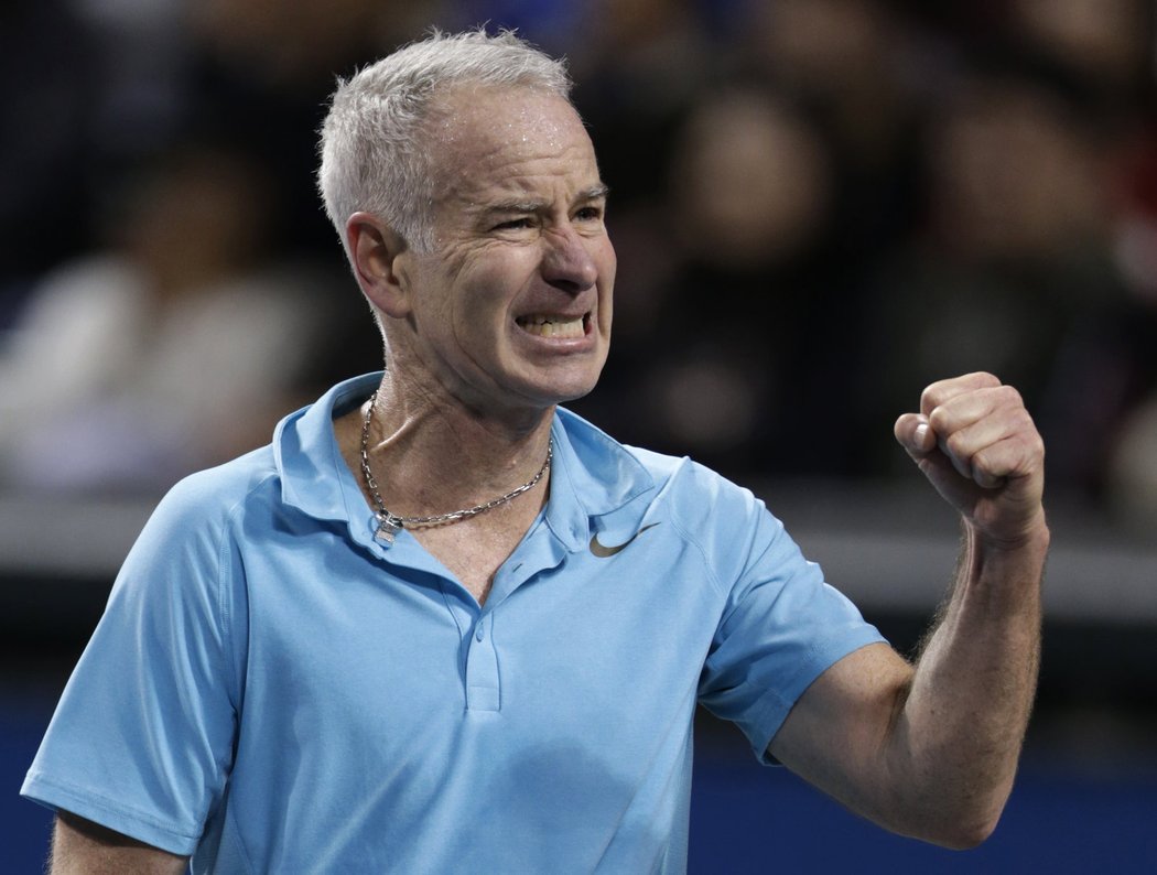 Známý bouřlivák John McEnroe nejde pro ostré názory nikdy daleko