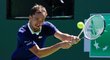 Ruský tenista Daniil Medveděv během turnaje v americkém Indian Wells