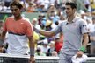 Novak Djokovič s Rafaelem Nadalem, v současnosti nejlepší tenisté světa