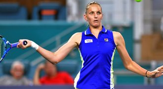 Plíšková zdolala v Miami Vondroušovou, v semifinále ji čeká Halepová