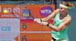 Lucie Šafářová v osmifinále turnaje v Miami proti Dominice Cibulkové