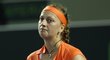 Zklamaná Petra Kvitová po porážce s Venus Williamsovou na turnaji v Miami