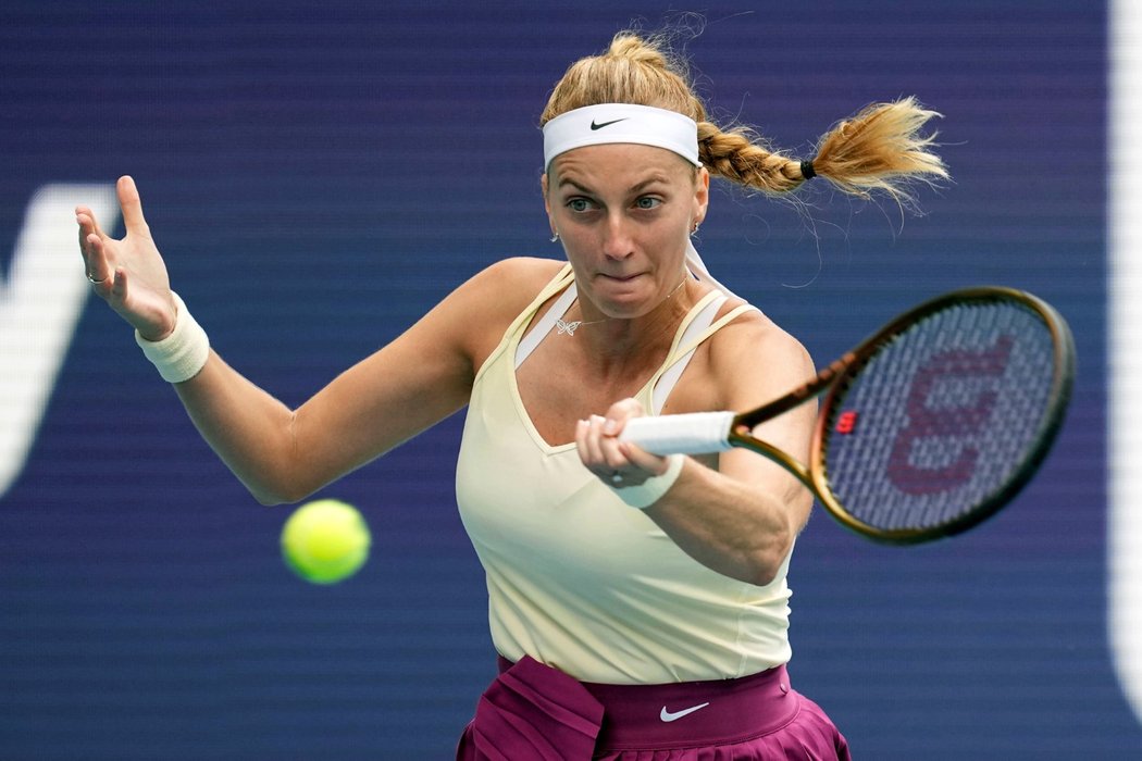 Česká tenistka Petra Kvitová postoupila v Miami do finále