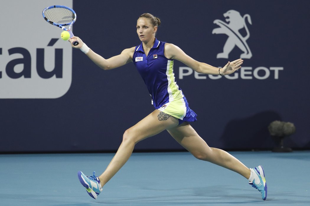 Karolína Plíšková je v Miami ve čtvrtfinále