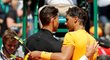 Rafael Nadal po utkání s Dominikem Thiemem, kterého na antuce v Monte Carlu hladce porazil