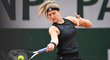 Karolína Muchová během utkání prvního kola French Open