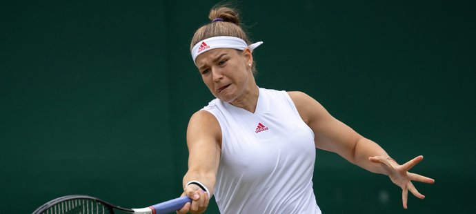 Karolína Muchová je znovu ve čtvrtfinále Wimbledonu