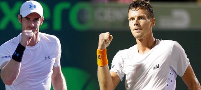 Andy Murray a Tomáš Berdych se utkají v semifinále turnaje v Miami