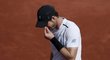 Zklamaný Andy Murray na French Open