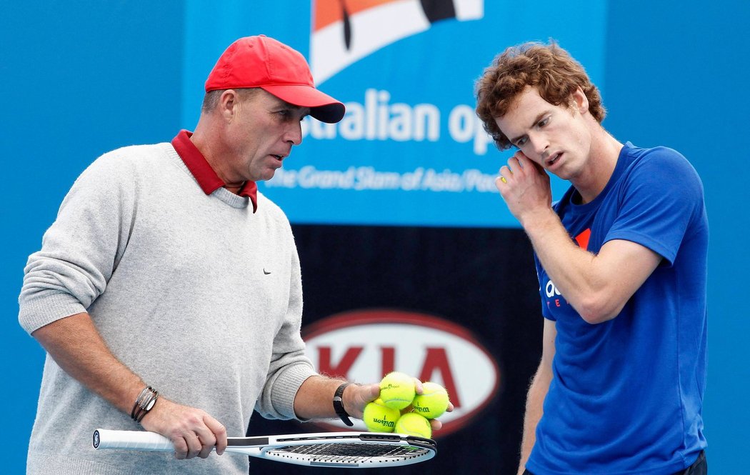 Lendl s Murraym během Australian Open