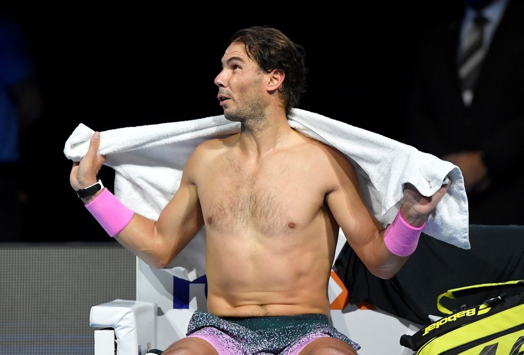 Španělský tenista Rafael Nadal na Turnaji mistrů v Londýně