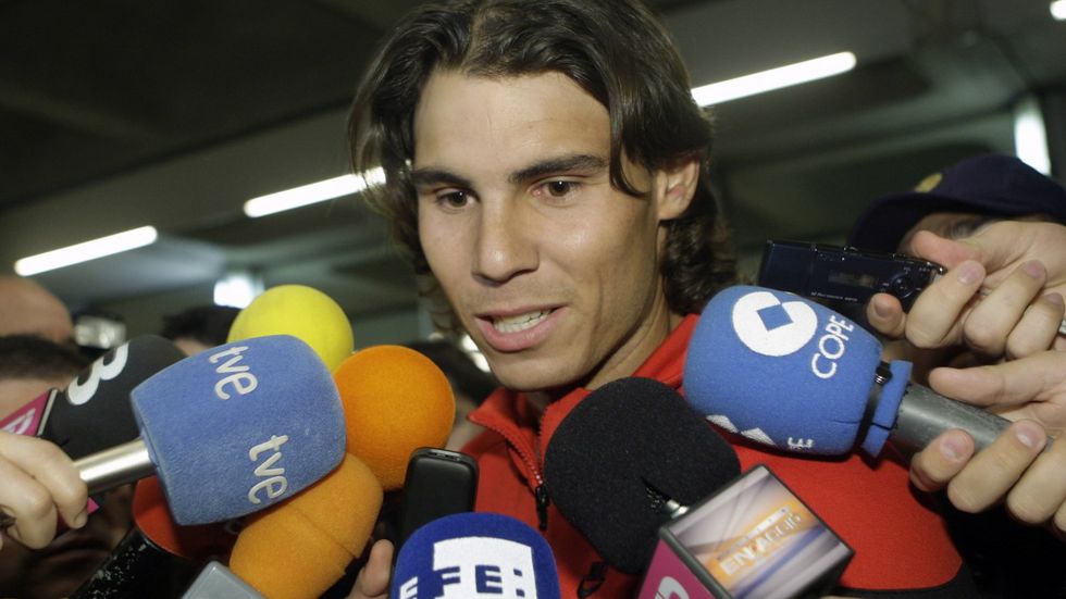 Nadal při rozhovoru