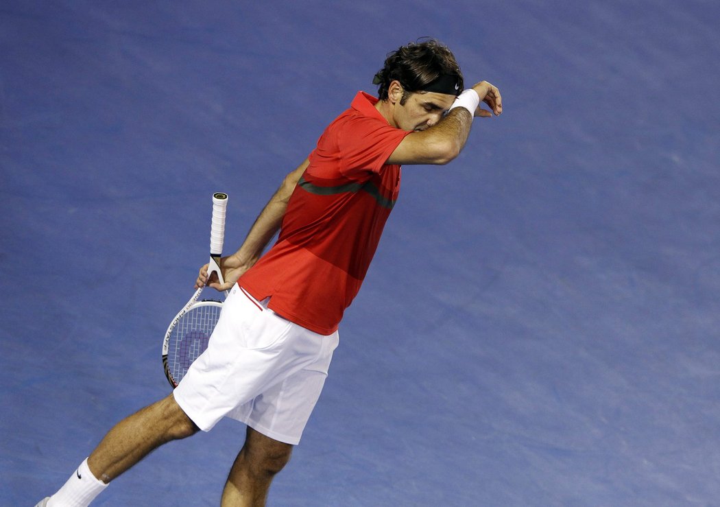 Roger Federer v semifinále Australian Open nestačil na Španěla Rafaela Nadala
