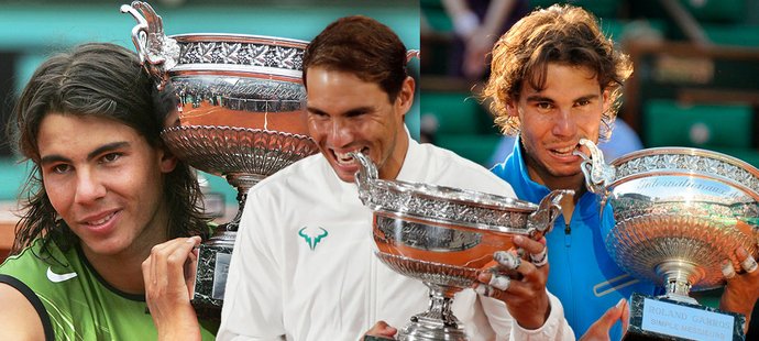 Rafael Nadal už French Open vyhrál třináctkrát, připomeňte si všechna jeho úspěšná finále