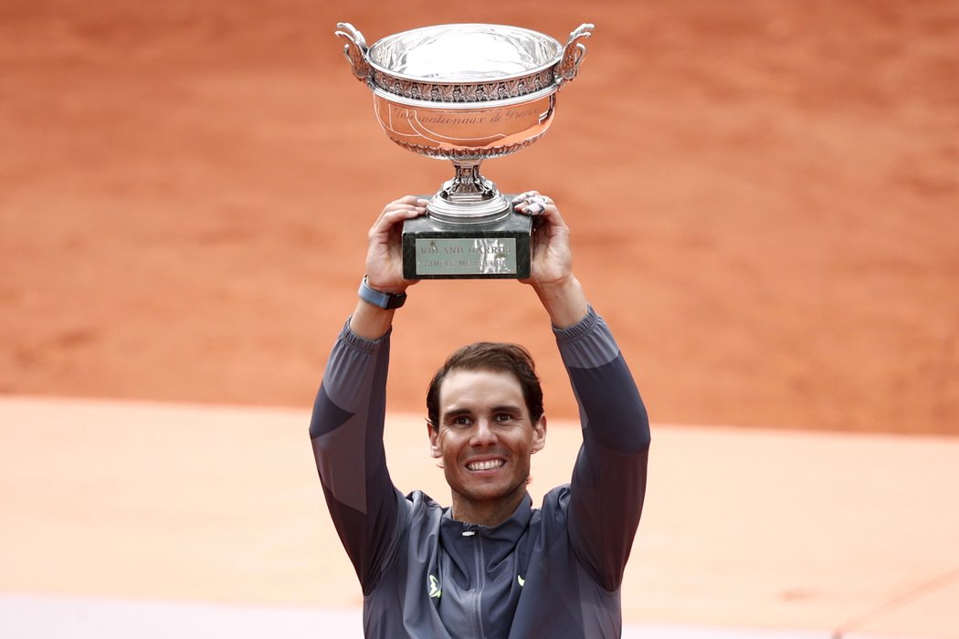 Za letošní titul z French Open si Rafael Nadal vydělal 2,3 milionu eur (59 milionů korun).