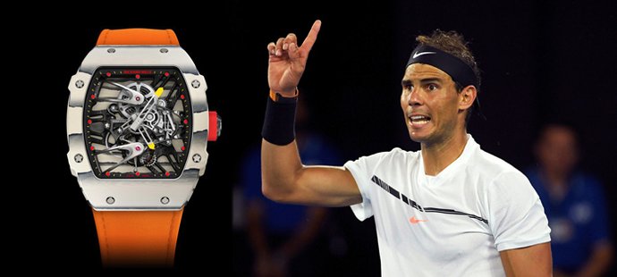 Rafael Nadal hraje na Australian Open s hodinkami za 23 milionů. Váží jen 20 gramů.