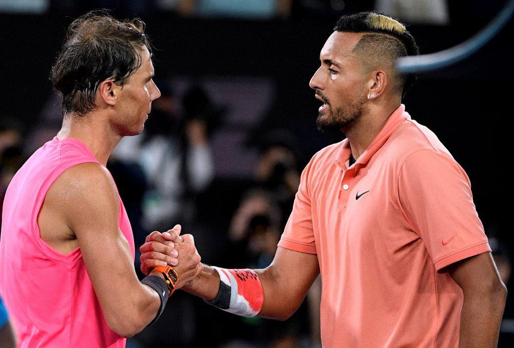 Rafael Nadal s Nickem Kyrgiosem předvedli v osmifinále Australian Open úžasnou bitvu