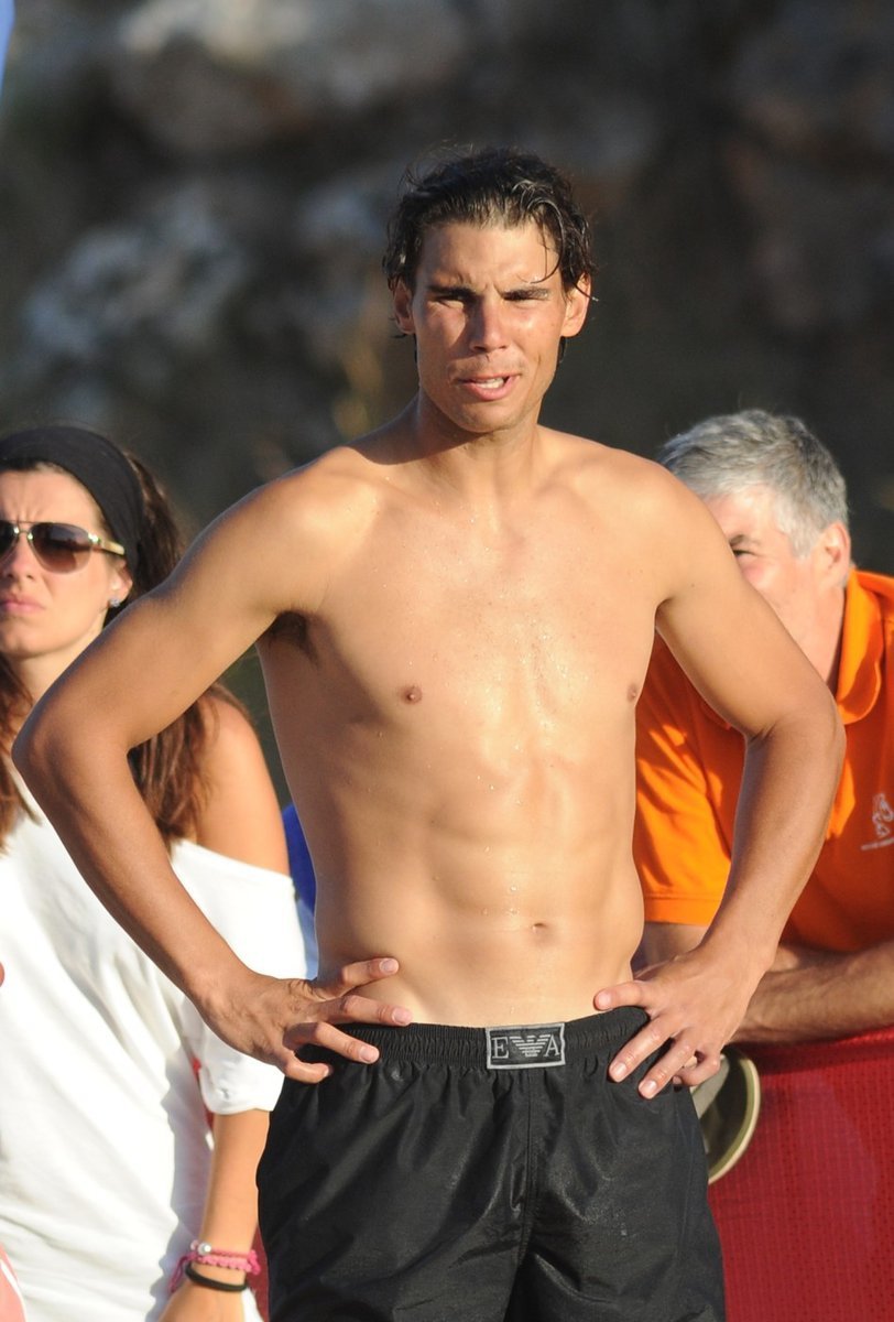 Rafael Nadal během dovolené na španělské Mallorce