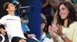Španělského tenistu Rafaela Nadala v Melbourne na Australian Open podporuje i přítelkyně Xisca Perello 