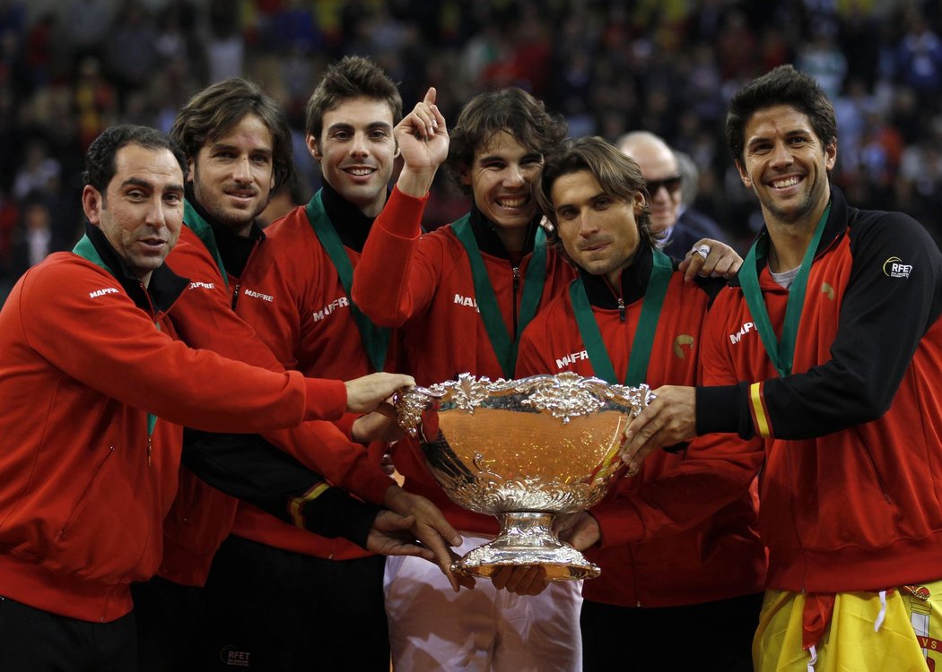 Španělští tenisté popáté v historii vyhráli Davis Cup