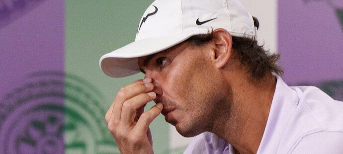 Rafael Nadal se odhlásil z Wimbledonu