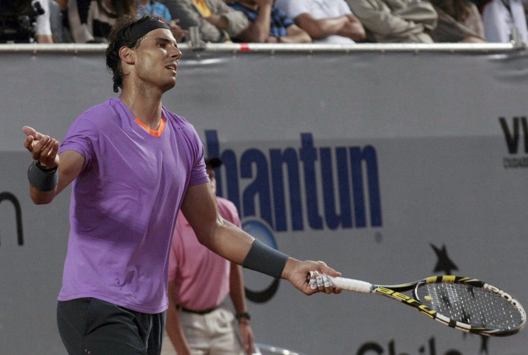 Rafael Nadal ve finále turnaje v Chile nestačil na Zeballose