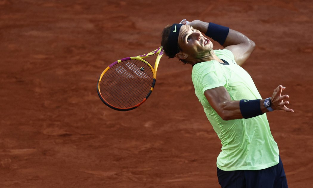 Rafael nadal na svém oblíbeném kurtu proti Novaku Djokovičovi