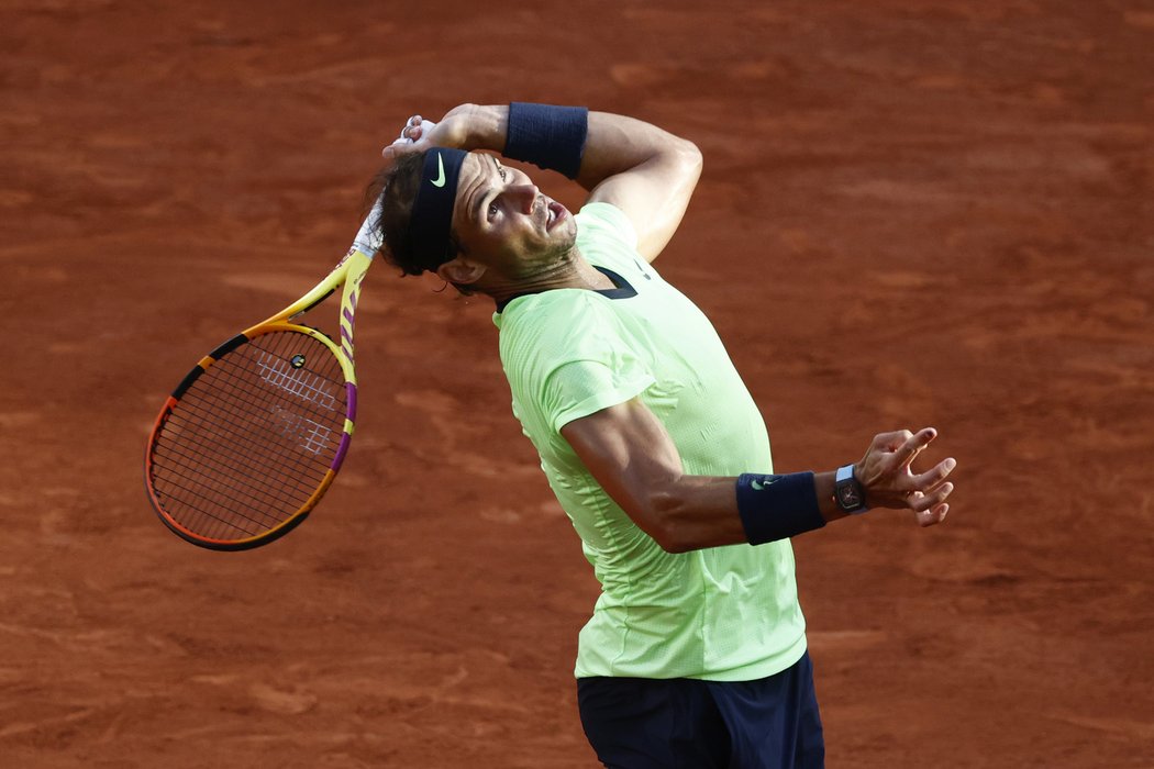 Rafael nadal na svém oblíbeném kurtu proti Novaku Djokovičovi