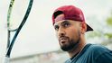 Nick Kyrgios při tenisové exhibici