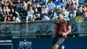 Nick Kyrgios při tenisové exhibici
