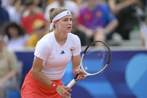Karolína Muchová se soustředí na hru Karolína Muchová se soustředí na hru