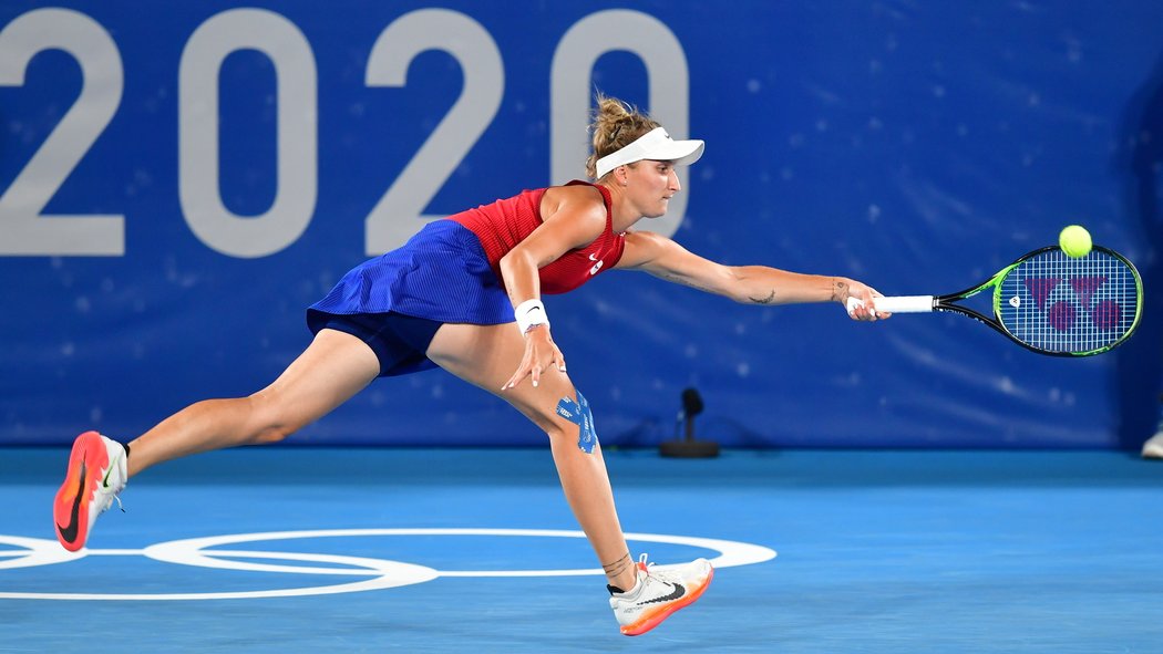 Markéta Vondroušová ve finále olympijského tenisového turnaje
