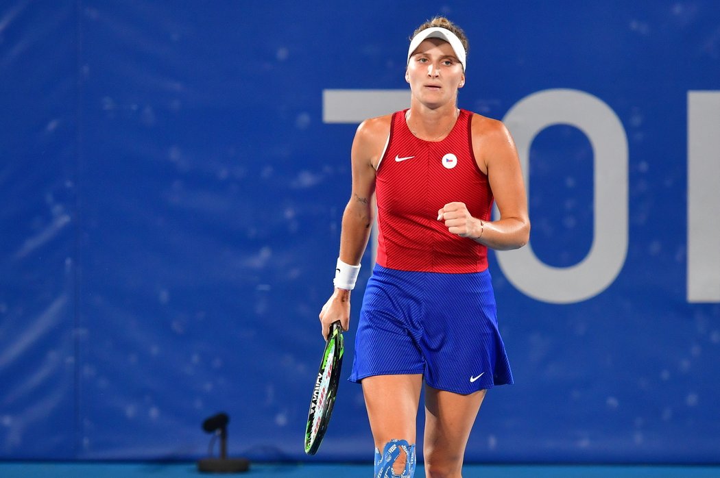 Markéta Vondroušová ve finále olympijského turnaje