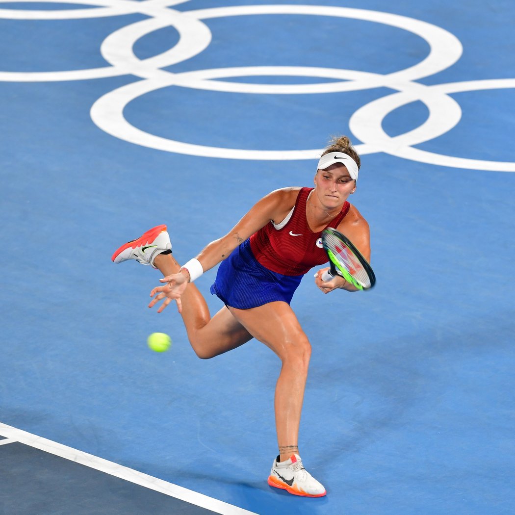 Markéta Vondroušová ve finále olympijského turnaje