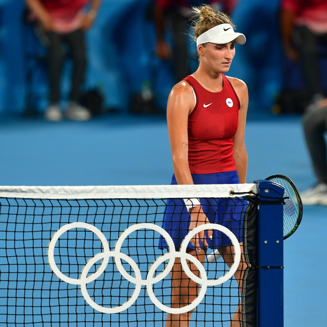 Markéta Vondroušová ve finále olympijského turnaje