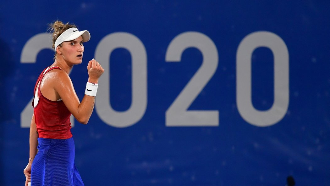 Markéta Vondroušová ve finále olympijského turnaje