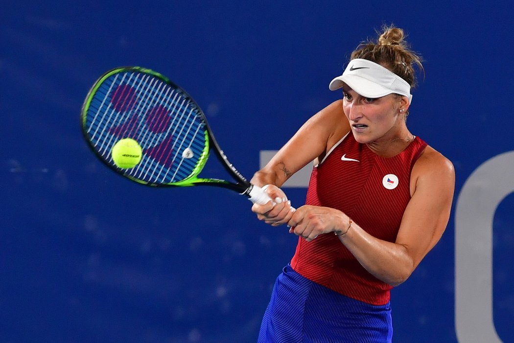 Markéta Vondroušová ve finále olympijského turnaje