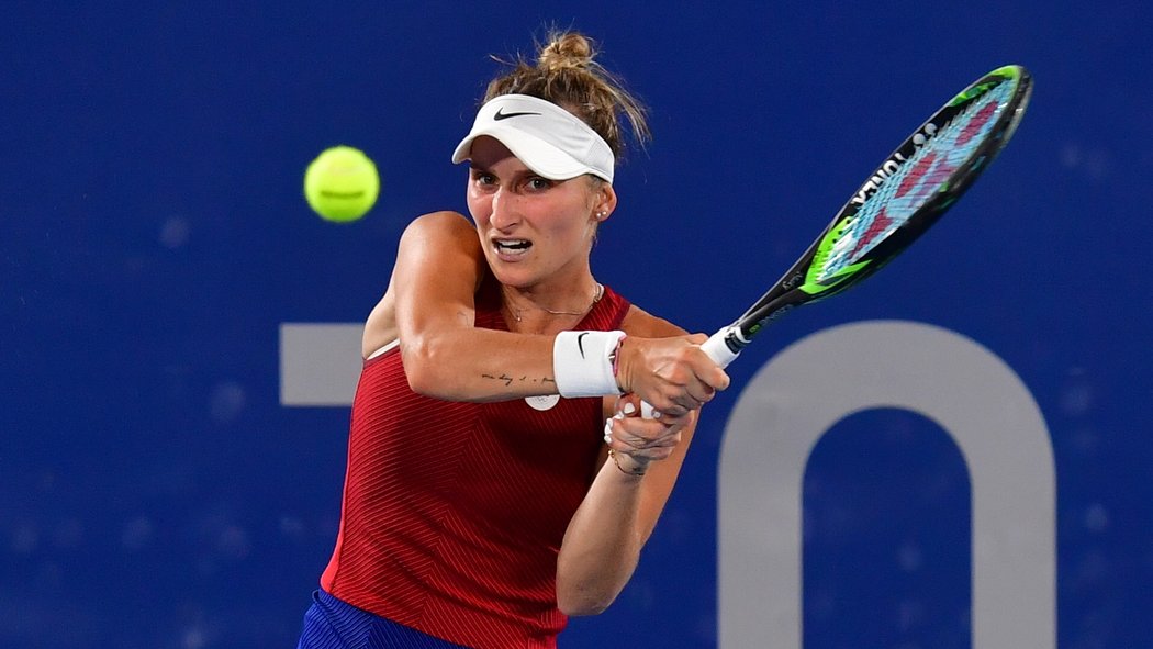 Markéta Vondroušová ve finále olympijského turnaje