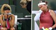 Naomi Ósakaová a Viktoria Azarenková se na turnaji v Indian Wells rozplakaly během zápasů